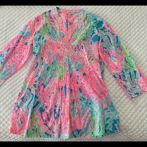 Lilly Pulitzer Lets Cha Cha LCC Sarasota tunic M